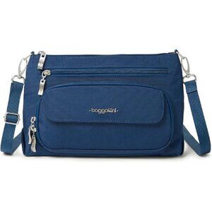 Womens Crossbody Bag Lightweight Travel Purse RFID Zippered Nylon Everyday Bag